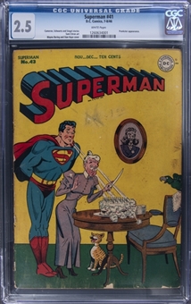 1946 DC Comics Superman #41 - CGC 2.5